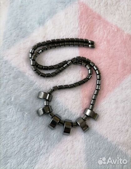 Бусины из гематита