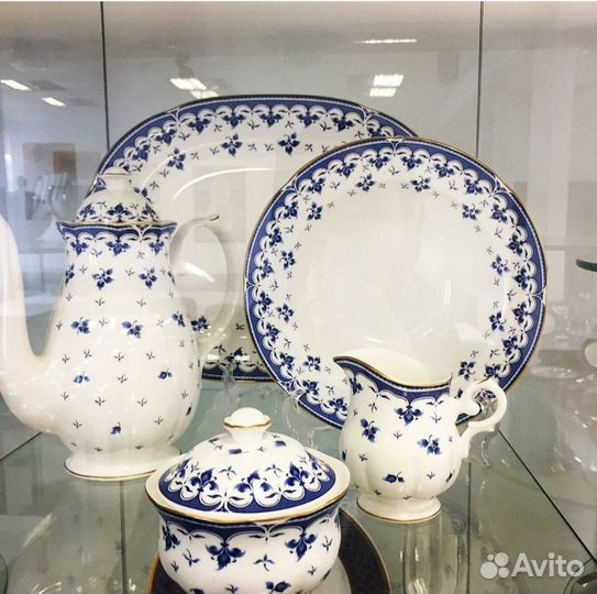 Набор столовой посуды на 12 персон фарфор, Цептор