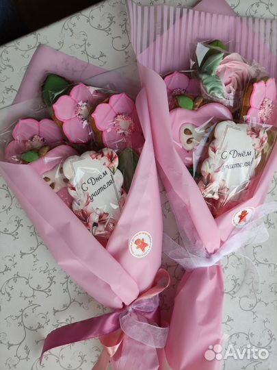 Букет из зефира, зефир день учителя