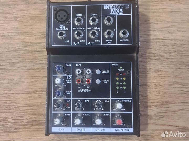 Аналоговый микшер Invotone MX5