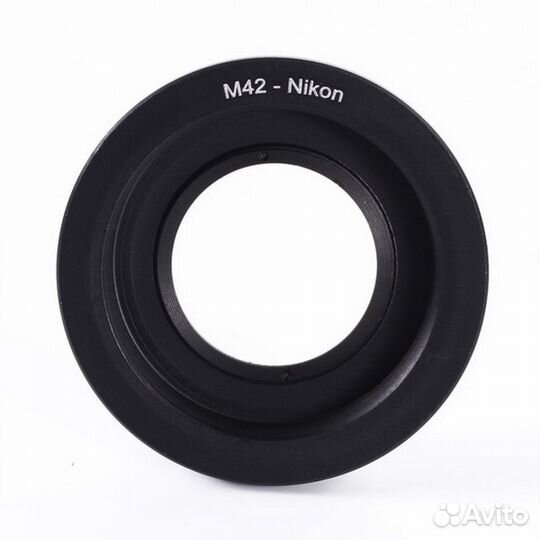 Переходник (адаптер) М42 - Nikon с линзой