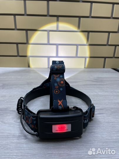 Мощный налобный фонарь