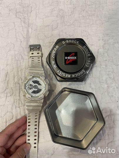 Часы Casio G-shock GA -110HT. Ремешок на apple