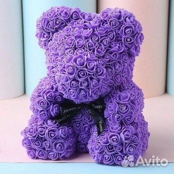 Мишка из роз