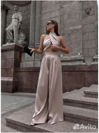 Костюм вечерний палаццо 44