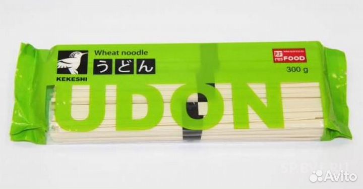 Лапша пшеничная удон Кекеши 300 гр. Китай 40шт/кор