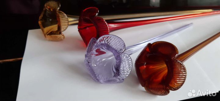 Стекло. Цветы