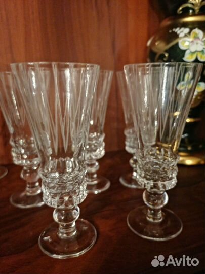 Рюмки хрустальные Чехословакия Bohemia, 70-е