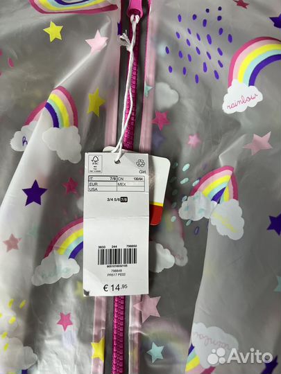 Новый дождевик OVS Minnie mouse 122-128
