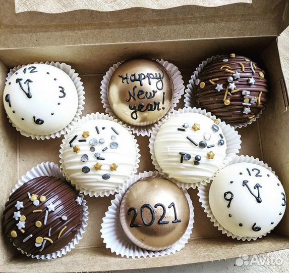 Шоколадные бомбочки с маршмеллоу