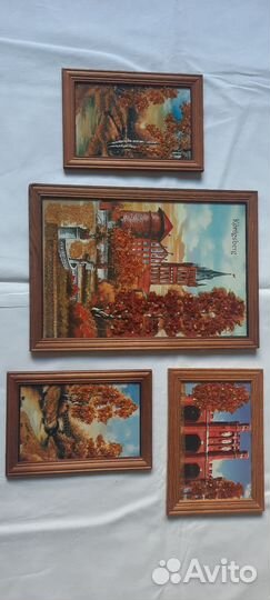 Картина из янтаря