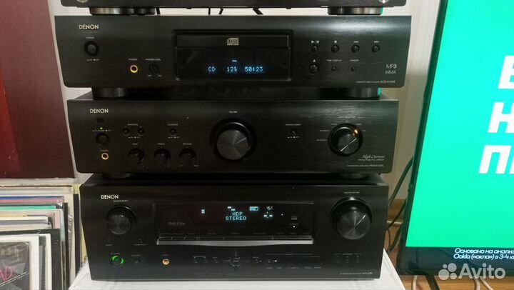 Усилитель и CD плеер Denon