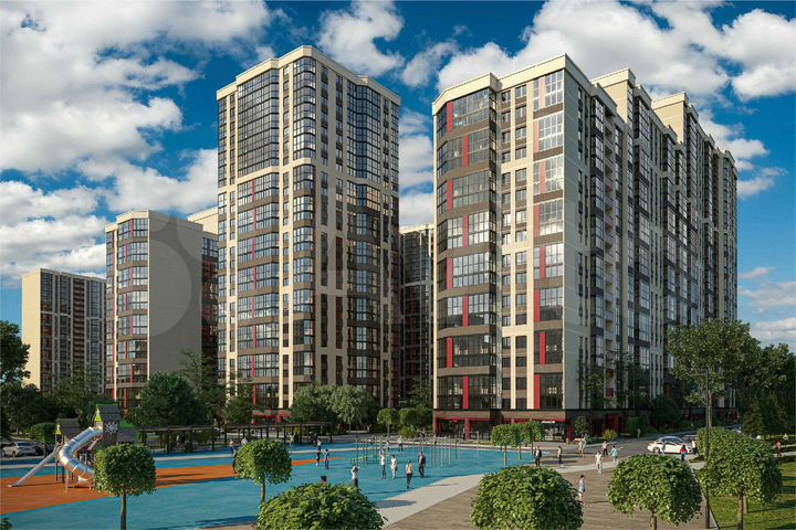 3-к. квартира, 78,3 м², 14/24 эт.