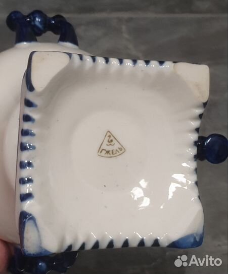 Сувенир самовар Гжель