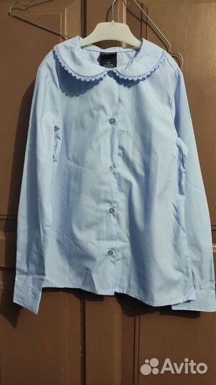 Школьная блузка для девочки 134 рост