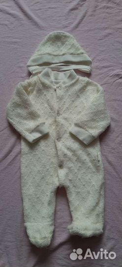 Конверт на выписку зимний + комбинезон с шапочкой
