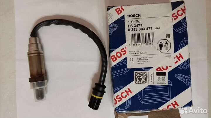 Лямбда зонд Bosch 0258003477 оригинал BMW m54 m52