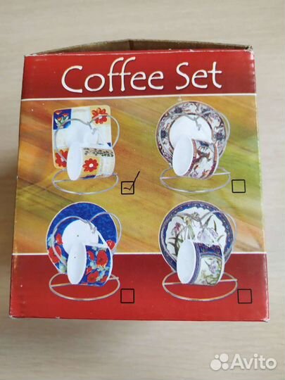 Кофейная пара. Фарфор. Новый