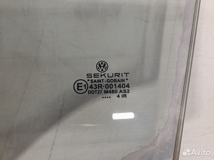 Стекло передней левой двери Volkswagen Phaeton