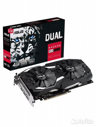 Видеокарта asus AMD Radeon RX 560 dual