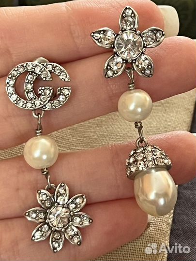 Серьги Gucci оригинал