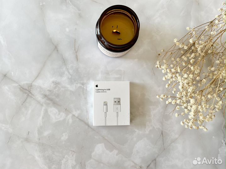 Оригинальный кабель iPhone(USB - Lightning) (0.5m)