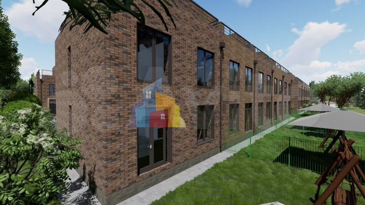 Таунхаус 110 м² на участке 1,7 сот.