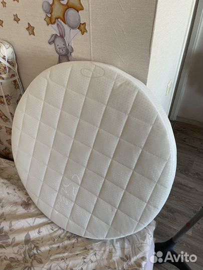 Матрас в детскую кроватку круглый