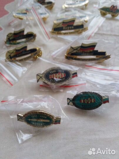 Значки морской тематики. Тираж ограничен