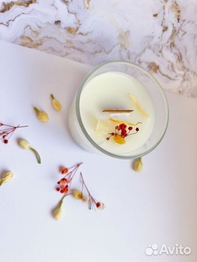 Баночные свечи с логотипом, с пожеланиями