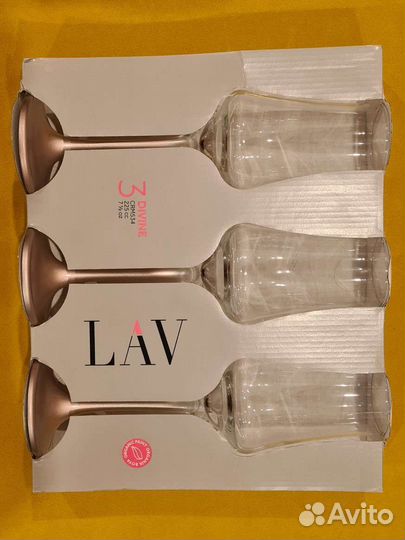 Фужеры бокалы (упаковка 3шт)