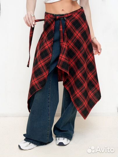 Юбка килт на завязках