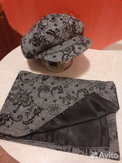 Набор женский, кепи и шарф