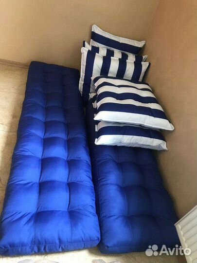 Подушки на садовую мебель, поддоны, качели