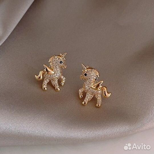 Серьги детские