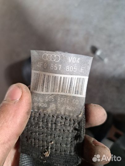 Ремень безопасности задний Audi A6 C6