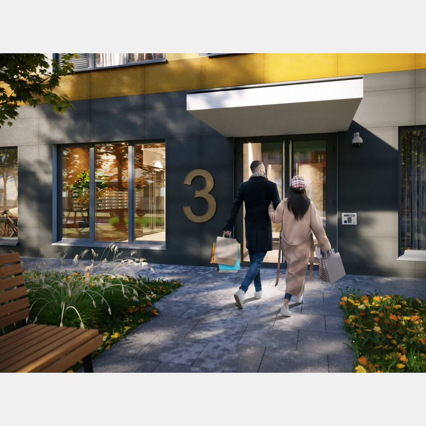 3-к. квартира, 76,9 м², 1/12 эт.