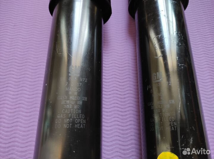 Задние амортизаторы Каптива Антара Captiva Antara