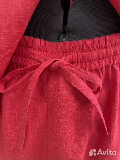 Костюм из льна / Брючный льняной костюм Over-size