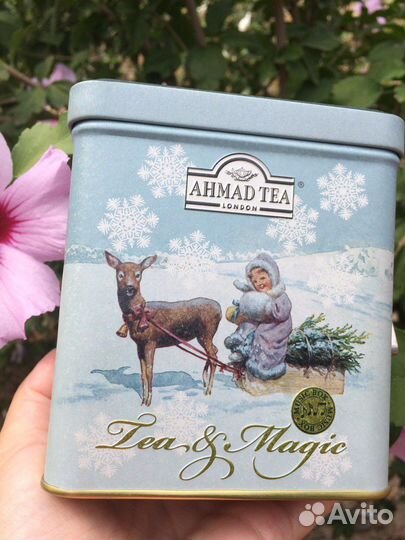 Шкатулка музыкальная новая с чаем Ахмад Ти 2014 г