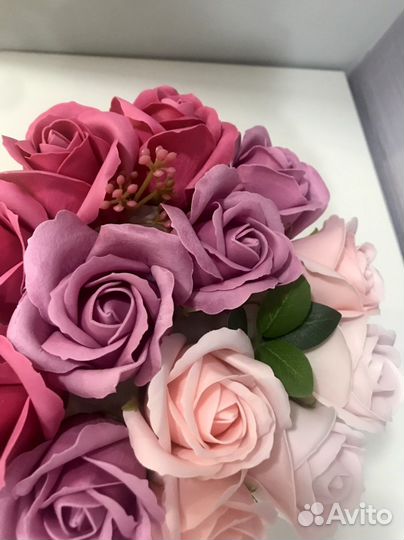 Букет из мыльных роз 13 шт