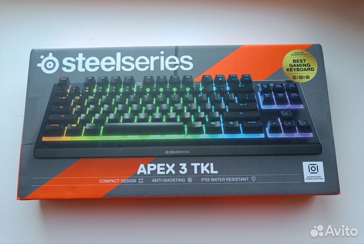 Игровая клавиатура SteelSeries Apex 3 TKL RU