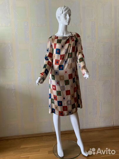 Шелковое платье Италия 46 48