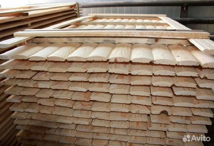 Блок хаус широкий Сосна 37 193(185) 3000