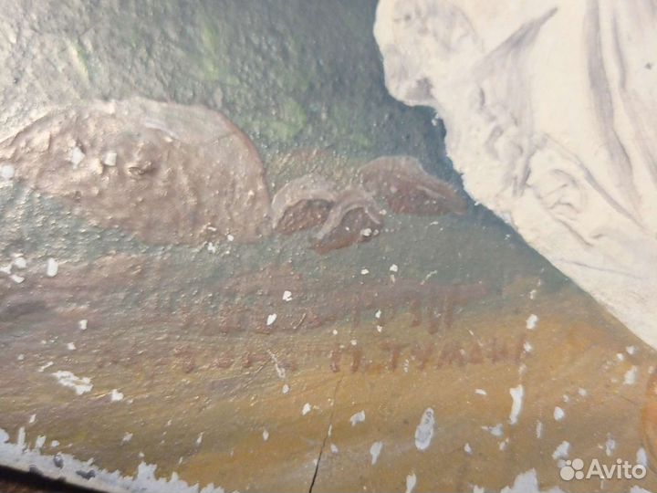 Картина маслом старинная