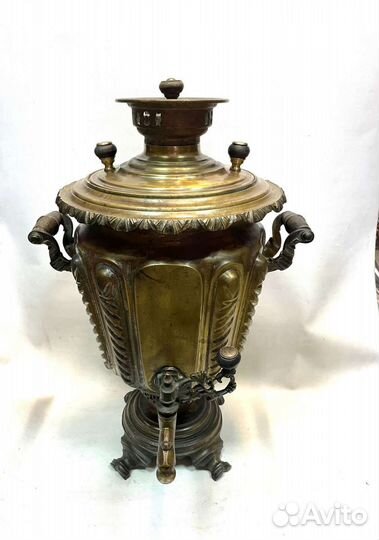 Самовар на дровах старинный