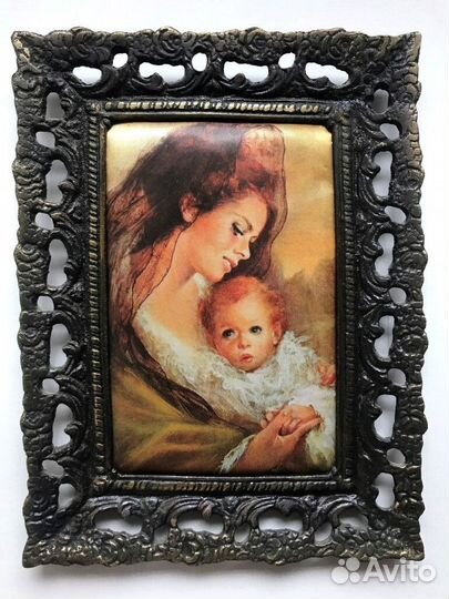 Плакетки. Шелкография в рамке