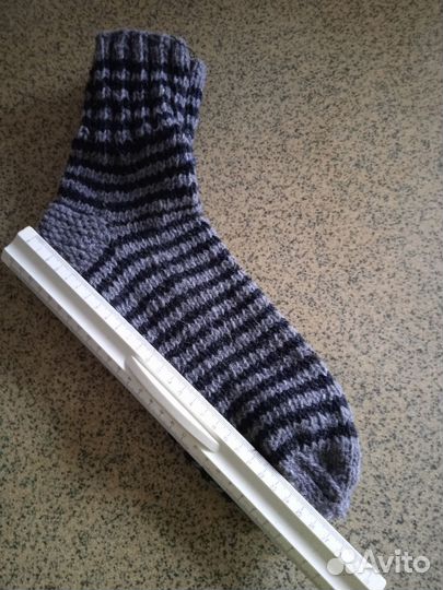 Носки вязанные, ручной работы