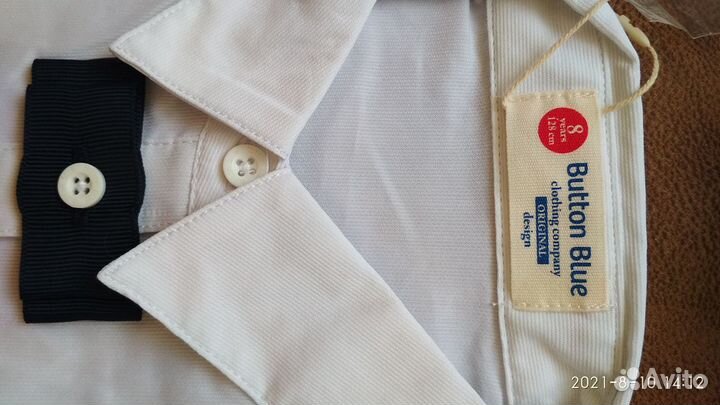 Белая блузка для девочки новая