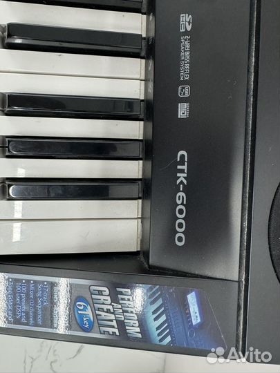 Синтезатор casio ctk 6000